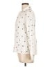 Shein Print Ivory Long Sleeve Blouse Size 12 - photo 5