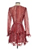 Saints + Secrets 100% Polyester Burgundy Cocktail Dress Size S - photo 2