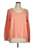 Ann Taylor LOFT 100% Cotton Orange Pullover Sweater Size 16 - 18 - photo 1