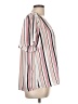 W5 100% Polyester Stripes Pink Short Sleeve Blouse Size L - photo 4
