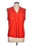 Calvin Klein Red Sleeveless Blouse Size L - photo 1