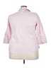 Foxcroft 100% Cotton Pink 3/4 Sleeve Button-Down Shirt Size 4X - photo 2