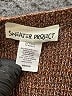 Sweater Project Brown Long Sleeve Top Size M - photo 7