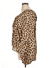 Torrid 100% Polyester Animal Print Brown Long Sleeve Blouse Size 1X Plus (1) - photo 5