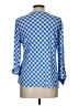 Ruby Rd. Blue 3/4 Sleeve Blouse Size L (petite) - photo 2