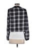 Sam & Lavi 100% Rayon Plaid Black Long Sleeve Blouse Size S - photo 2