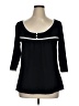 AB Studio Black 3/4 Sleeve Top Size XL - photo 1