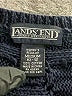 Lands' End 100% Cotton Blue Black Cardigan Size M - photo 7
