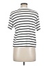 1.State Stripes Ivory Short Sleeve Turtleneck Size M - photo 2
