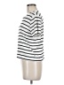 1.State Stripes Ivory Short Sleeve Turtleneck Size M - photo 5