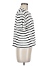 1.State Stripes Ivory Short Sleeve Turtleneck Size M - photo 4