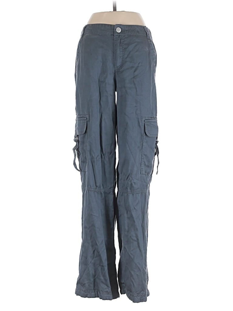 Pre-owned Project Indigo Cargo Pants In Blue