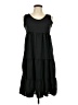 Unbranded Solid Black Casual Dress Size L - photo 1