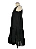 Unbranded Solid Black Casual Dress Size L - photo 5
