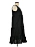 Unbranded Solid Black Casual Dress Size L - photo 4