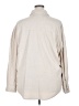 Unbranded 100% Polyester Solid Tan Long Sleeve Blouse Size 2X - photo 2