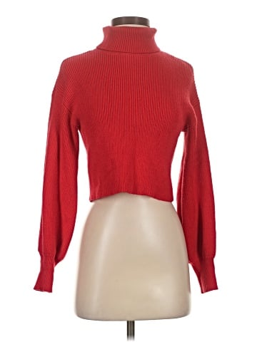 Blue Rain Turtleneck Sweater (view 1)