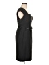 Evan Picone Solid Black Cocktail Dress Size 16 - photo 4
