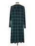 Assorted Brands Plaid Green Casual Dress Size L - photo 2