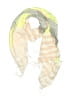 Unbranded Stripes Yellow Tan Scarf One size - photo 1