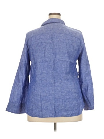 Foxcroft 3/4 Sleeve Button-Down Shirt (view 2)