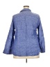 Foxcroft Blue 3/4 Sleeve Button-Down Shirt Size XXL - photo 2