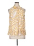 Worthington Yellow Sleeveless Button-Down Shirt Size 1X - photo 1