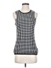 Vince Camuto Houndstooth Silver Sweater Vest Size XXS - photo 1