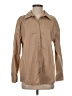 Bagatelle 100% Cotton Solid Tan Long Sleeve Button-Down Shirt Size XS - photo 1
