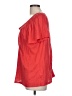 Absolutely Famous 100% Polyester Red Short Sleeve Blouse Size L - photo 5