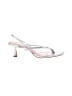 Lulus Metallic Silver Heels Size 10 - photo 1