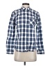 UNTUCKit 100% Cotton Checkered-gingham Blue Long Sleeve Button-Down Shirt Size 4 - photo 1