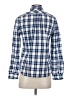UNTUCKit 100% Cotton Checkered-gingham Blue Long Sleeve Button-Down Shirt Size 4 - photo 2