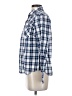 UNTUCKit 100% Cotton Checkered-gingham Blue Long Sleeve Button-Down Shirt Size 4 - photo 5