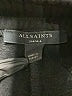 ALLSAINTS 100% Cotton Solid Black Shorts Size S - photo 3