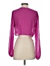 Superdown 100% Polyester Pink Long Sleeve Blouse Size S - photo 2