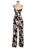 AFRM 100% Rayon Floral Black Jumpsuit Size S - photo 1