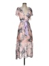 Foxiedox 100% Polyester Paisley Pink Cocktail Dress Size XS - photo 1