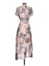 Foxiedox 100% Polyester Paisley Pink Cocktail Dress Size XS - photo 2