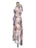 Foxiedox 100% Polyester Paisley Pink Cocktail Dress Size XS - photo 5