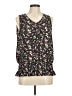 Weekend 100% Polyester Black Sleeveless Blouse Size M - photo 1