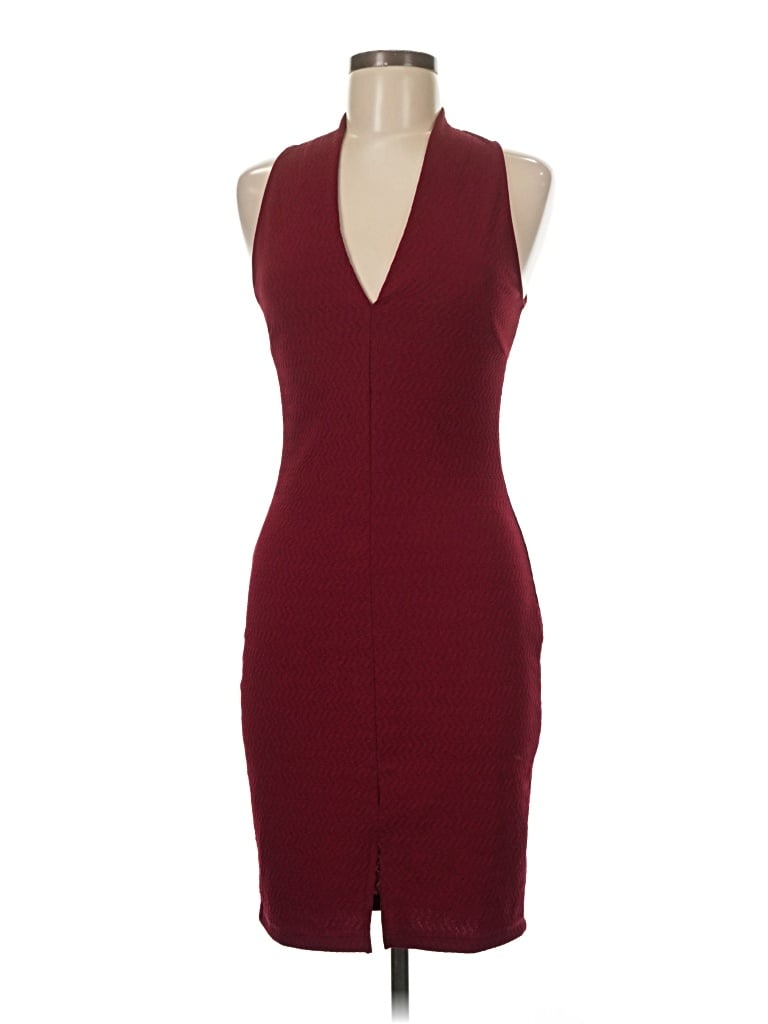 Pre-owned Astr Cocktail Dress In Burgundy