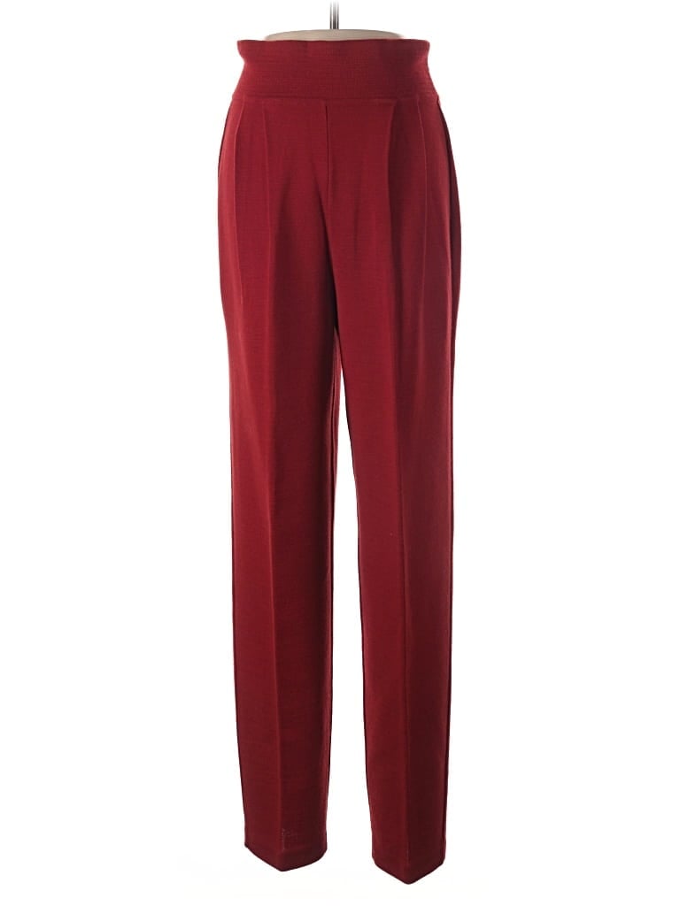 Pre-owned Doncaster Collection Dress Pants In Burgundy