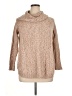 Avenue Tweed Tan Turtleneck Sweater Size 14 - 16 Plus - photo 1