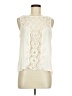 Chelsea28 100% Polyester Ivory Sleeveless Blouse Size M - photo 1