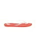 Oka B. White Pink Flip Flops Size 10 - photo 1