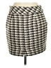 One A 100% Acrylic Houndstooth Ivory Casual Skirt Size 6 - photo 2