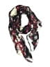 Unbranded Floral Burgundy Purple Scarf One size - photo 1