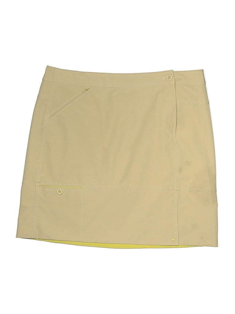 Pre-owned Eddie Bauer Casual Skirt In Yellow