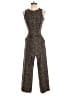 MICHAEL Michael Kors Animal Print Brown Jumpsuit Size 00 - photo 1